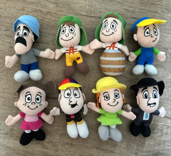 miniaturas chaves pelúcia coleção McDonalds - 8 unidades