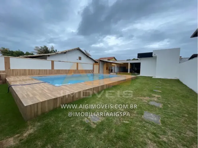 Casa Linear 1 Quarto Suíte Piscina churrasqueira Praia Linda São Pedro da Aldeia