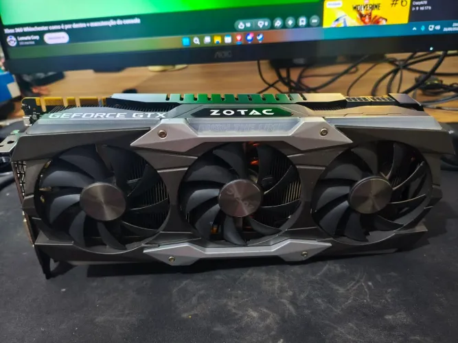 GTX 1080ti zotac amp extreme, defeito
