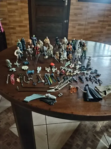 Coleção de miniatura Star Wars anos 80 e 90