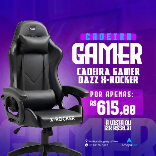 Cadeira Gamer X­rocker Dazz