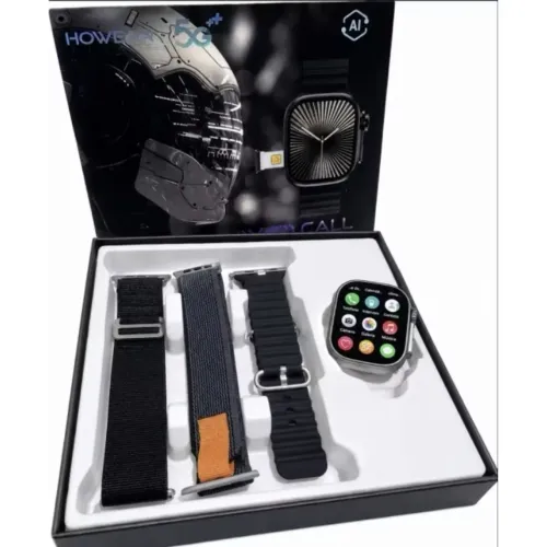 Smartwatch s11call android 5G 64GB chip wi-fi e câmera rotativa relógio