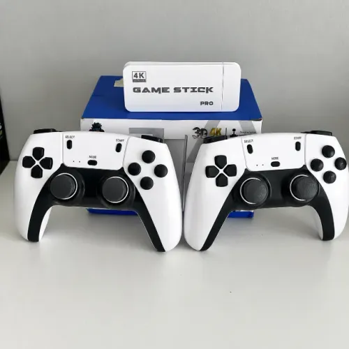 Video Game Stick Pro 4K com 20 Mil Jogos + 2 Controles Sem Fio