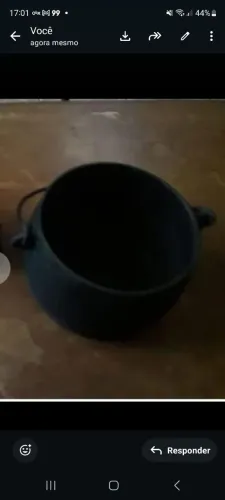 Caldeirão de ferro antigo decoração 
