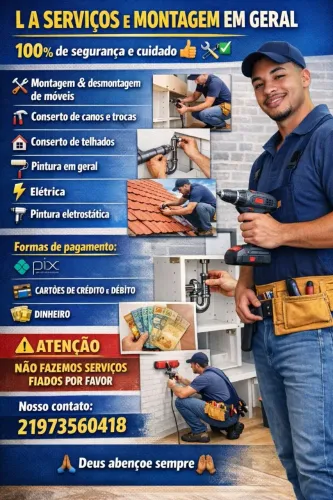 L A SERVIÇOS E MONTAGEM EM GERAL 