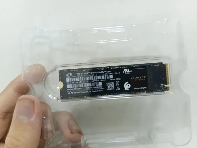 SSD NVMe M.2 2280 Western Digital WD_Black SN850X de 2TB