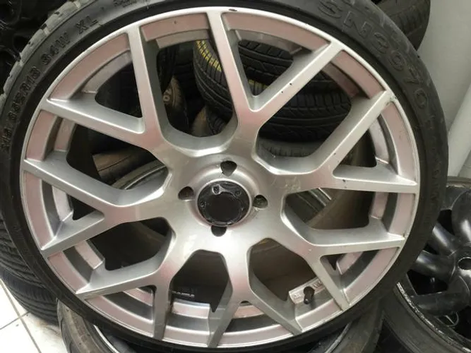 Roda aro 18 BMW Prata Volkswagen gol 4X100
