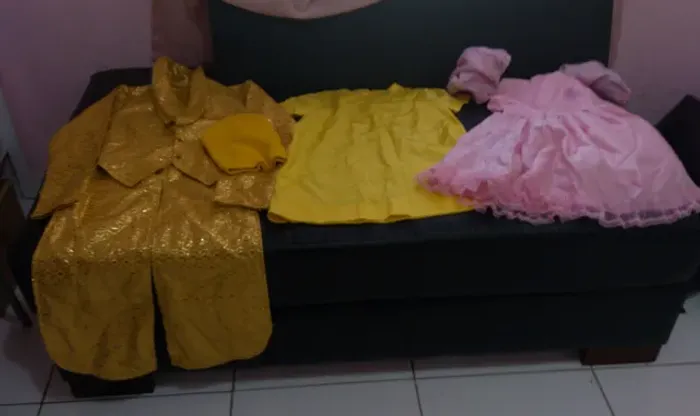 Três peças fantasia infantil