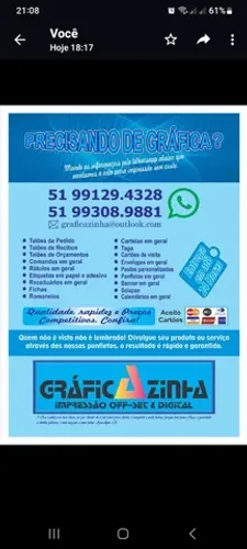 Gráfica Rápida Off-set e  Digital 