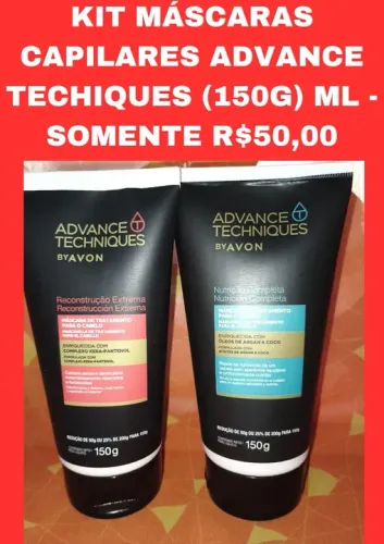 Kit Máscaras Capilares Advance Techniques 150g
