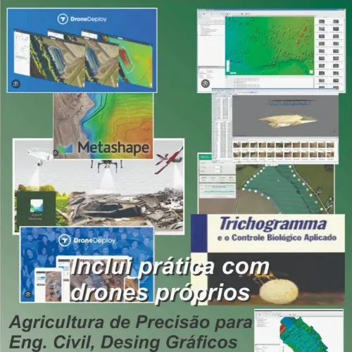 Curso prático de pilotagem de drone para agricultura de precisão 