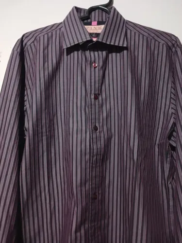 Camisa social Listrada Masculina Thoamas Pinkpinkina