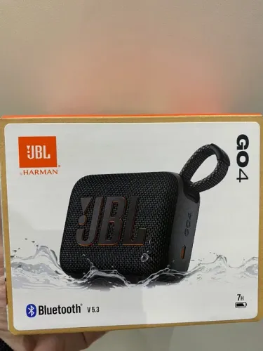 Caixa De Som Go 4 Bluetooth Preta JBL À Prova D'água -Loja Coimbra Computadores Entregamos