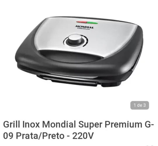 Grill mondial super Premium 110v