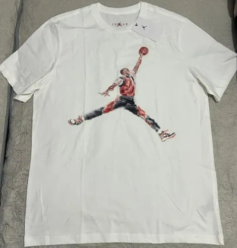 Camiseta Air Jordan Logo Jumpman White Masculina 100% Original