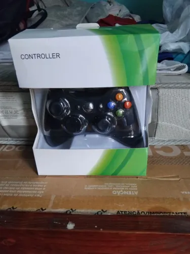 Manete para Xbox 360 e para PC 2 em 1 nova na caixa