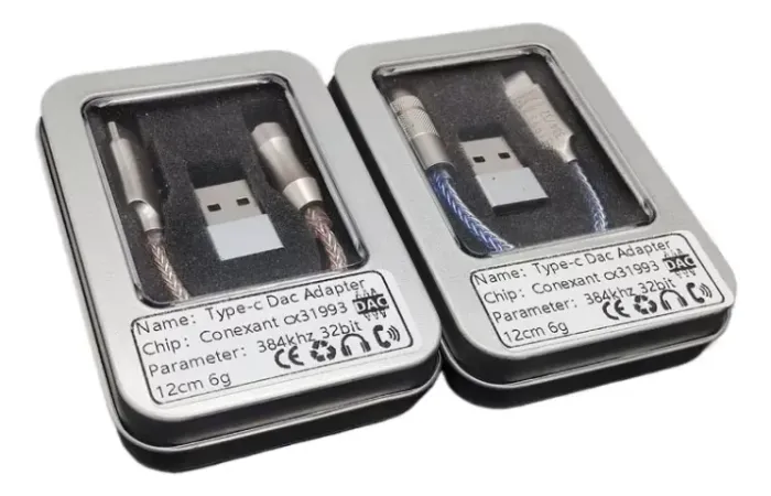 [Novo] Amplificador de Fone de Ouvido Dac Conexant CX31993 HiFi USB Tipo C para 3.5mm P3