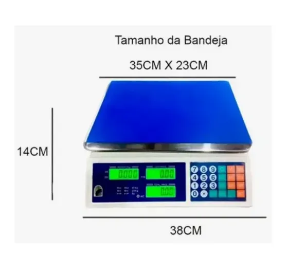 Balança Digital 40kg Precisão Bateria Bivolt 110/220v Big star