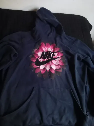 Moletom Nike Floral Azul Marinho gg