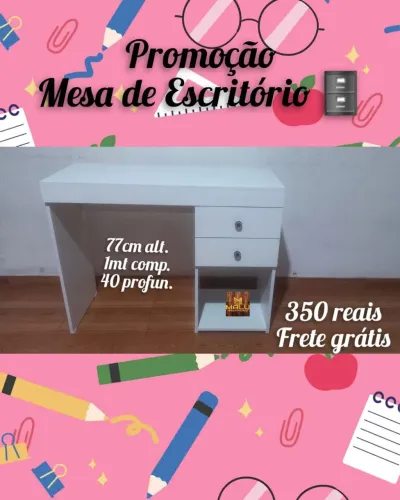 Mesa de Escritório Promocional - Frete Grátis