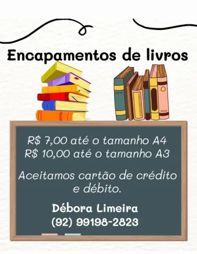 Encapamento de livros 