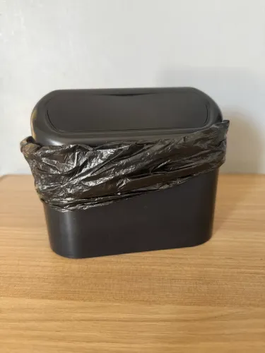 Lixinho de Carro - Plástico Preto