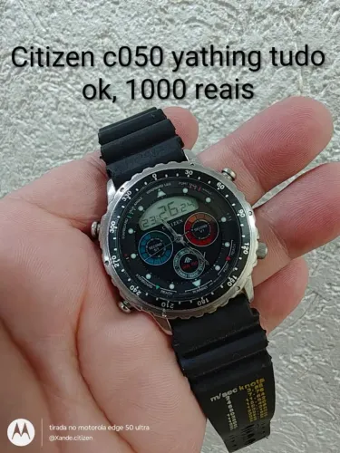 Relógio Citizen c050 yathing tudo ok