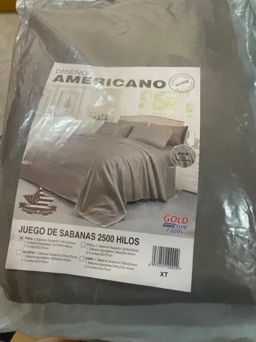 Jogo de Lençol 2500 Fios Americano -Solteiro Medidas