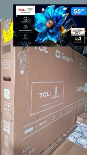 Smart TV TCL 55 polegadas QLED 4K