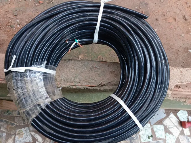 BOBINA CABO PP 3 FIOS 4MM  100METROS  COBRE PURO 