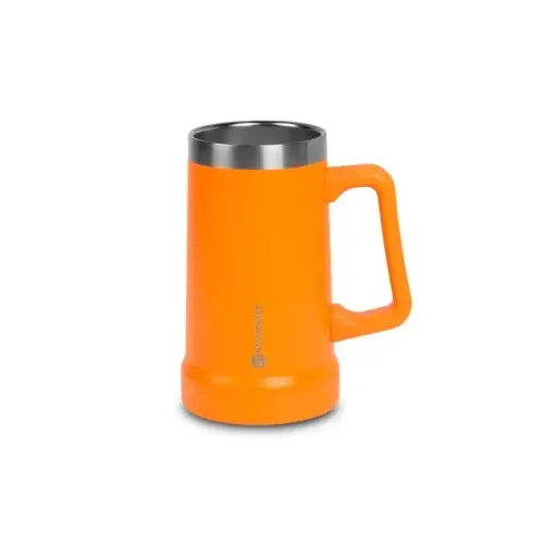 Caneca Térmica GT Thermos Beer 730ml Laranja - WZetta