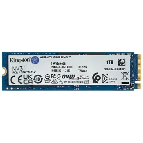SSD M.2 de 1TB Kingston NV3 SNV3S 1000G 6.000 MB