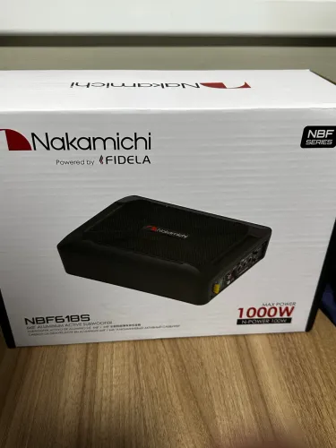 Caixa sub amplificada Nakamichi 1000w