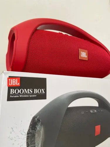Caixa de Som Bluetooth Booms Box Preta Black an1