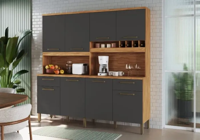 Armario de Cozinha Cabernet 100% MDF (Novo)