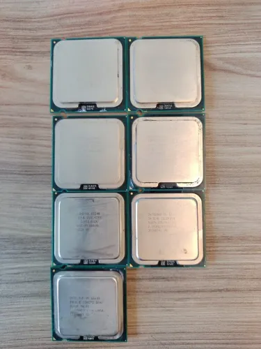 Lote com 7 processadores