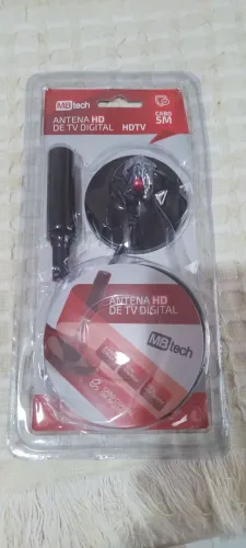 Antena digital HD 5 metros d cabo