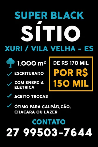 *Localização:** Xuri - Vila Velha/ES, cercado por natureza e paz, troco, financia leia