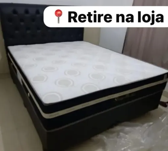 Cama box colchão e base NovA