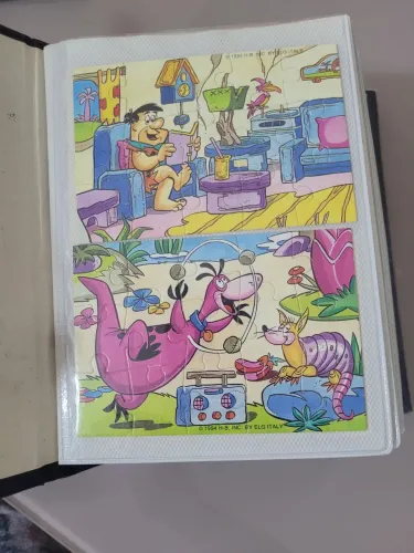quedra cabeça dos flintstones kinder ovo anos 90