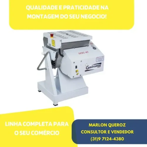 Amassadeira 40 Quilos Semi Rápida Gastromaq