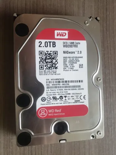 HD 2.0TB SATA WD20EFRX 2.0 600,00