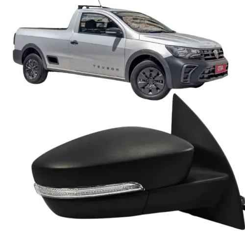 Retrovisor Volkswagen Saveiro Manual Com Pisca G6 G7 G8 Ld