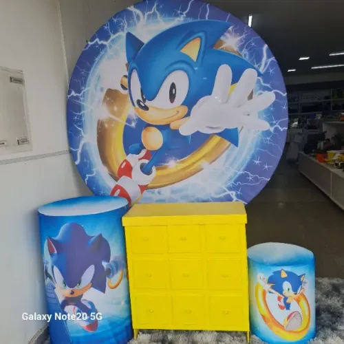 Aluguel de pegue e monte tema sonic