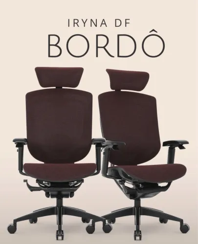 Cadeira DT3 Iryna DF Bordô 