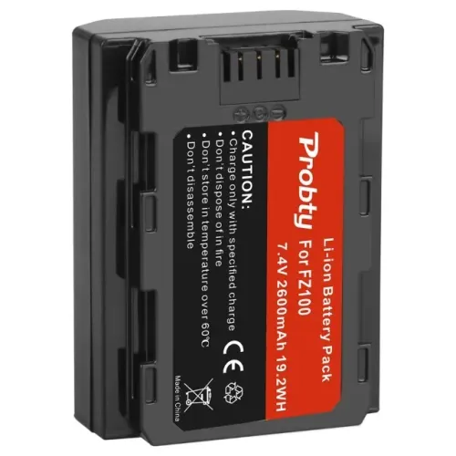 Bateria Probty Np-Fz100 Para Câmeras Sony Fx30 Zv-E10 Mark Ii A7Iii Zve1 A6700 A7CII A7Iv