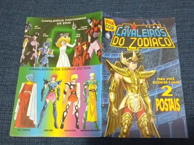 Revista Viva Cor Nº 1 Cavaleiros Do Zodíaco ( Nova )