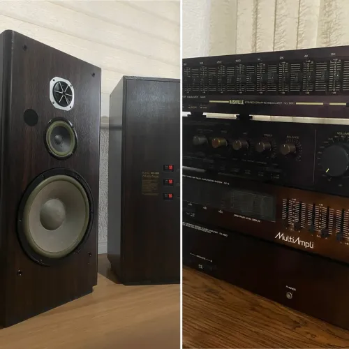 Som Completo Vintage Nashville: Caixas, Equalizador, Pre, Power, Crossover