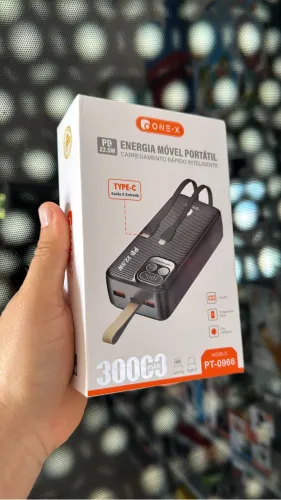 Carregador Portátil Turbo 22.5 Power Bank 30000mAh 