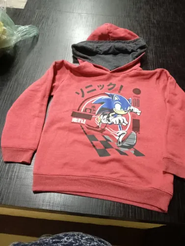 Blusa moletom do Sonic, original! Usada apenas 2 vezes